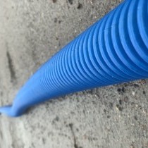 Труба пнд пвд гофрированная двухслойная с протяжкой синяя
